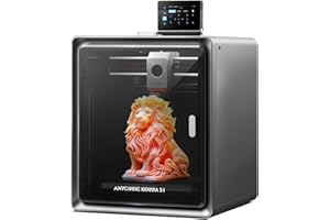 Anycubic Kobra S1 3D-Drucker, 600 mm/s Hochgeschwindigkeit, KI-Überwachung, Schnell Abnehmbares 320 °C Hotend, Optionaler Mehrfarbendruck über ACE Pro, Druckgröße 250 x 250 x 250 mm