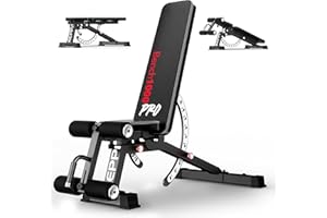 Keppi Panca Palestra, con 600 kg Capacità – Panca Multifunzione Palestra Casa per Allenamento con Pesi, Addominali e Fitness Completo, Fermapiedi Rimovibile - Bench1000 Pro