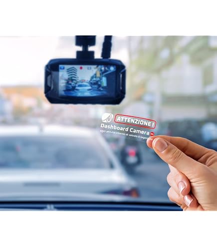ShipeeKin 12x adesivo per dashcam a doppia faccia e pellicole elettrostatiche trasparenti, Forte adesione al parabrezza dell'auto