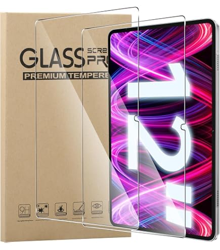 Ibywind Pellicola Protettiva per Honor Pad 8(12 Pollici),con 2 Pezzi in Vetro Temperato,Facile da installare,Durezza 9H
