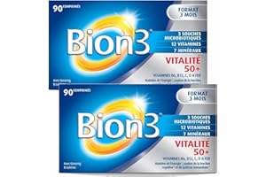 Bion 3 Sénior Vitalité 50+ Lot de 2 Boites de 90 Comprimés (2S)