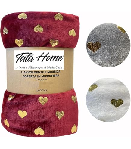 Home Tresor Coperta Plaid In Microfibra Manopesca, Colore Tortora, Matrimoniale 210x240 Cm, Morbida E Anallergica - 2