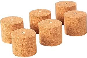 Novaliv 6X Holzspäne Brennelemente für Gartenfackel Wachsrollen für Gartenfackeln - Flackernder Feuer-Effekt - Outdoor Garten Gadget für Männer & Frauen - Feuerschale Feuersäule (7,5cm x 8cm Höhe)