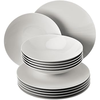 Rosenthal - TAC Gropius Tafelset 12- teilig - Weiß (Speiseteller Ø 28