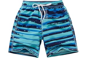 Adorel Shorts de Bain Maillots Plage Surf Eté Imprimé Garçon