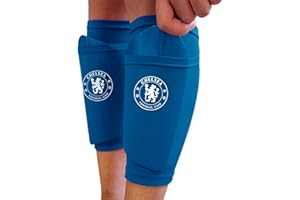 Hy-Pro Officially Licensed Shin Pad With Sock Sleeve, Junior - Shin Guard, Breathable, Lightweight, Durable, Protective Gear, Merchandise, Great Football Gift Idea