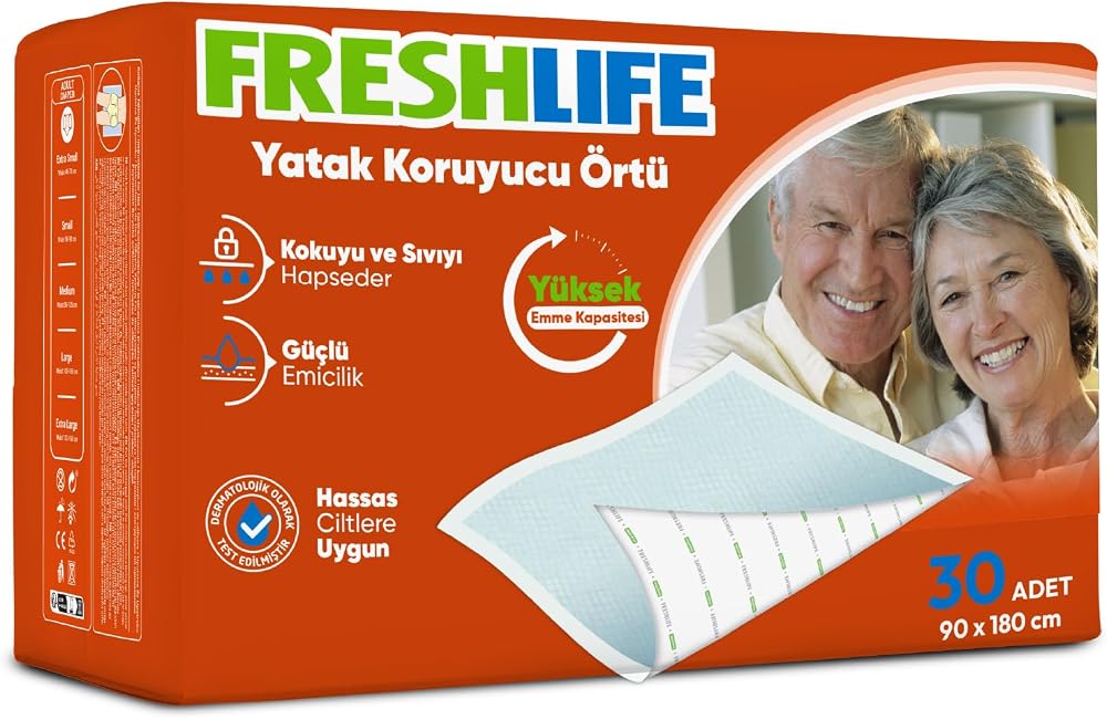 Freshlife Yatak Koruyucu Örtü 90x180 cm 30 Adet