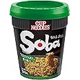 NISSIN Cup Noodles Soba Wok Style Teriyaki Flavoured Instant Noodles, 90 g Pot (Pack of 8)