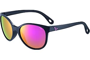 Cébé Ella Lunettes de Soleil Filles, Noir Rose Mat, 5-7 Years