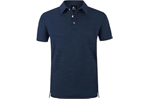 zitysport Polo Shirt Herren Slim Fit Poloshirt Männer Atmungsaktives Golf Lässig Polohemd Outdoor Sport Tshirt Schnelltrocknend Casual Polo Shirts Männer Summer Golf