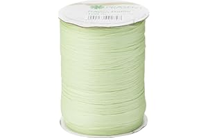 C.E. Pattberg Präsent - Rayon Raffia Biodegradable Ribbon Lime Green 100 meter spool