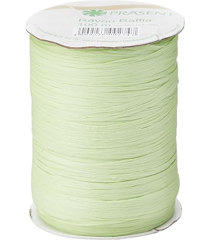 Bobine Raphia Pour Travaux Manuels Bobine De Raphia Rayé Vieux Rose - 100 Mètres - Pour Emballage Cadeau Et Décoration