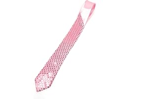 Cadoline Mens Sequin Polyester Fancy Dress Neck Tie 38 x 8cm