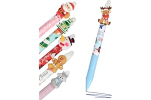 ‎ONLINE Online magiXX, 6x Radierstift Weihnachten I Gelschreiber blau radierbar mit 0,7mm Strichstärke I Tintenroller zum Schreibenlernen, Büro I kompatibel mit Frixion Mine I Radierbarer Kugelschreiber XMAS