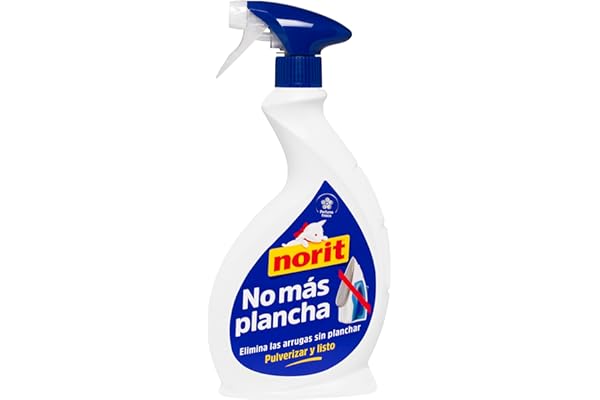 Norit - No Más Plancha, Spray Antiarrugas, Elimina Arrugas Sin Necesidad de Planchar, Aroma Fresco, Apto para Todas las Prendas, Fórmula Respetuosa - 500 ml