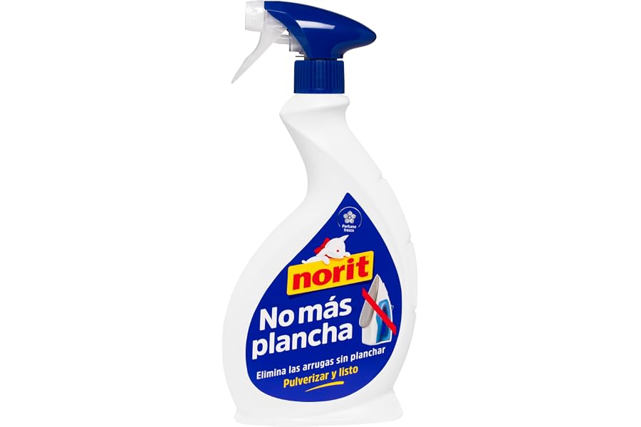 Norit - No Más Plancha, Spray Antiarrugas, Elimina Arrugas Sin Necesidad de Planchar, Aroma Fresco, Apto para Todas las Prend