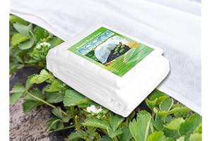 Feizeisun Garden Fleece Frost Protection 30gsm, 2.5m x 10m Horticultural Fleece, Plant Fleece Frost Protection for Outdoor Plants, Non-Woven Fabric Winter Plant Frost Protection Blanket Covers