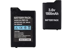 E-yiiviil Batería de repuesto PSP-110 compatible con Sony Fat PSP-110 PSP-1001 PSP 1000 Battery
