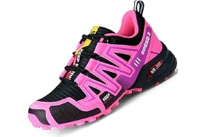 SHHYY Women Golf Shoes, Waterproof Lightweights Girls Golf Shoes Anti-skid Breathable Female Golf Shoes for Outdoor and Indoor Golf Training Court,Pink,40