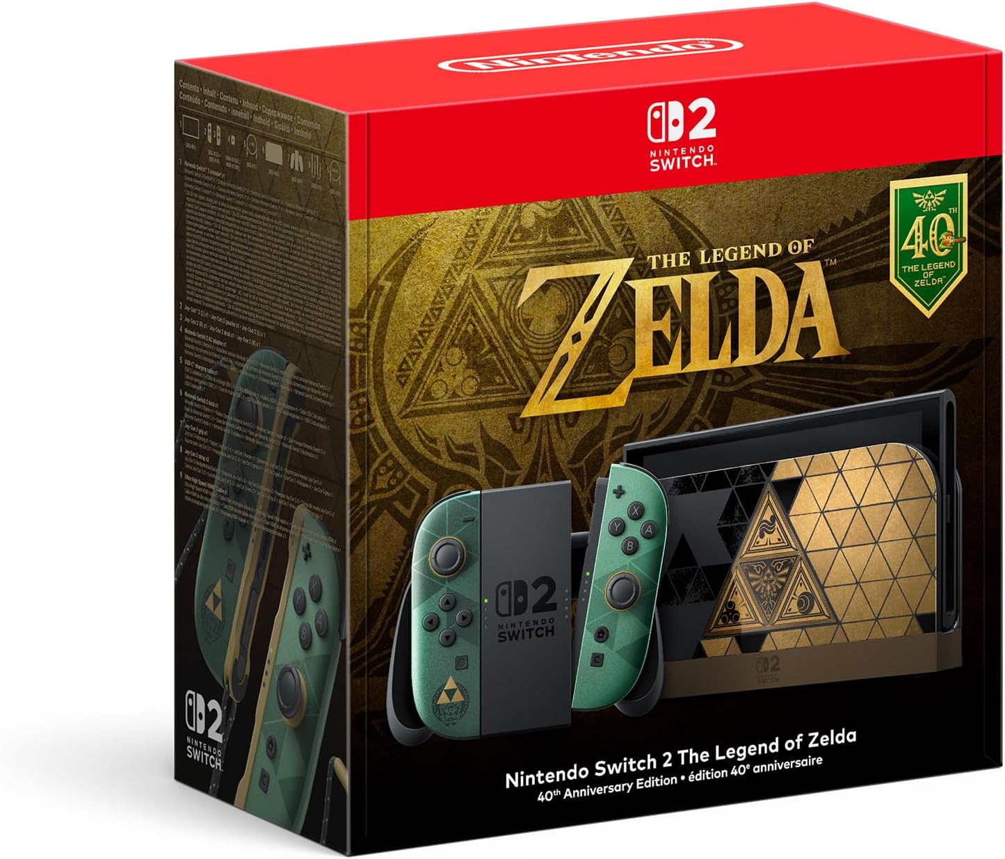 Technische Daten & Spezifikationen : Nintendo Switch 2 - The Legend of Zelda-Editi