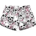Honeystore Women's Casual Swim Trunks Quick Dry Print Boardshort Beach Shorts