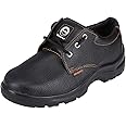 ACME Gravity Leather Safety Closed-Toe Shoes For Men (Size-44, Black)