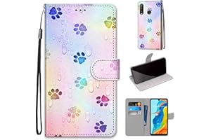 TOMYOU Custodia Huawei P30 Lite, Cover per Huawei P30 Lite New Edition, Portafoglio Protettiva Flip Custodia in Pelle PU Premium per Huawei P30 Lite/Nova 4e