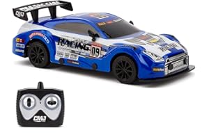 CMJ RC Cars Road Rebel Blue Bolt : Exciting 1:24 Scale Remote Control Toy Car, High-Speed Racing Fun for All Ages