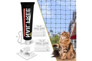 KORERPALL för balkonger Cat Net för icke borrade balkonger (vit, 30 stück)