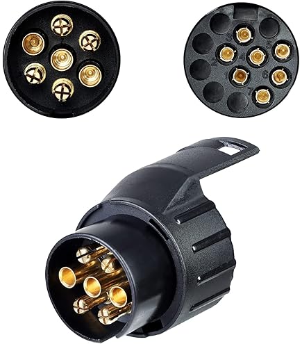 Spina 7 Poli Rimorchio SPINA EBS 7 CONTATTI A VITE | Copat E-Commerce Connettore Impermeabile Veicoli Commerciali