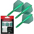 Target Darts K Flex Integrated Dart Flights And Shafts, No.6 | Pack Of 3 K-Flex - No6, Kflex All In One Moulded Dart Flight & Stem Lengths: Short, Intermediate & Medium | Professional Dart Accessories