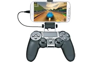 SONY Dobe TP4-016 Black Mobile Phone Holder Clamp with OTG Cable for PS4 Controller Perfect for PS4 Remote Play