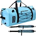 Lanedo 80L Dry Bag Large Waterproof Bag Roll-Top Heavy Duty Fishing Duffel Bag with Durable Straps & Handles for Kayaking Paddle boarding Boating Rafting Fishing Canoeing Camping (BLUE)