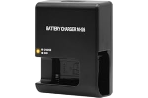 FIRPOESL MH-25 Kamera Akku Ladegerät für Nikon EN-EL15 EN-EL15a EN-EL15b für Nikon D500 D600 D610 D750 D780 D800 D800E D810 D810A D850 D7000 D7100 D7200 D7500 Coolpix Z1 Z5 Z6 Z6 II Z6 III Z7 Z7 II Z8 V1 1V1