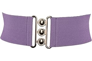 FASHIONGEN - Cintura donna 7,50 cm larga e Elastica, fatto in Francia, GLORIA