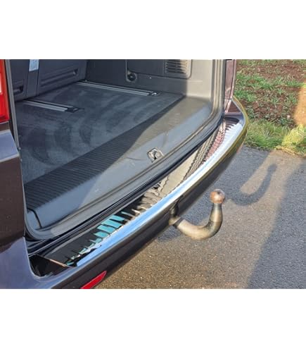Ladekantenschutz Edelstahl | CHROM - MATT | für VW T6 | TRANSPORTER