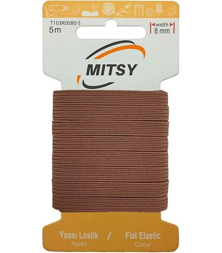 Bande élastique Blanche 10 Mm X 5 M - Cordon En Caoutchouc Pour Couture Et Bricolage - Résistant Et Doux