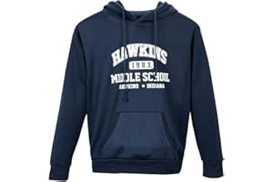 SIMYJOY Unisex Hawkins Middle School Pullover Hoodie Long Sleeve Fashion Hooded Sweatshirt Causal Jumper