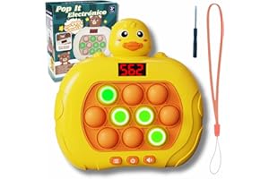 Nannodino - Pop It Electrónico - Popit Electronico - Toys Quick Push Pop Burbujas - Juguete para Adultos - Fidget Puzzle Anti Estrés - Regalo Niños y Niñas - Instrucciones en Español