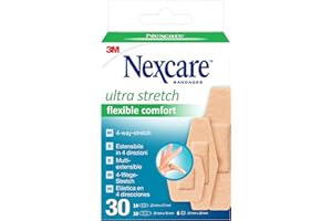 Pansements extensibles Nexcare Flexible Comfort Ultra, Assortiment, 30/Boîte