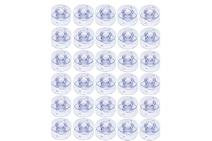 KUESN 30 Pack Style SA156 Plastic Sewing Machine Bobbins for Brother