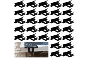 Mritrit 30 sztuk klipsów do modułu solarnego do odpływu wody 30 mm, klipsy do panelu słonecznego, klipsy do odpływu wody z tworzywa sztucznego, moduły PV, blacha trapezowa, dach/łódka/kemping