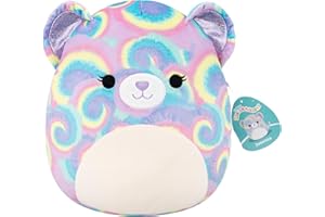 Squishmallows Original 12-Inch Jonessa the Psychadelic Tie-Dye Bear | Collectable Cute Plush Toy, Cuddly Toys for Children, Soft Toys, Cute Teddies Suitable for Girls and Boys Ages 3