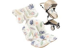 Bavokon Newborn Car Seat Insert - Thickened Cotton Stroller Liner Insert Car Seat Liner Cushion | Machine Washable Carseat Neck Support Cushion, Kids, Children