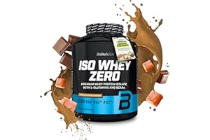 ‎BIOTECHUSA BioTechUSA Iso Whey Zero | Premium Whey Protein Isolate | Grass-Fed | Enzyme-Free | Sugar- and Gluten-free, 2.27 kg, Czekoladowo-Toffee