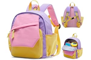 kibachev Mochila Infantil Niña/Niño Mochila Guarderia 8/10L, Mochila Preescolar 2/3-5 Años, Mochila Pequeña