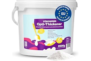 ‎RHEINNATUR RheinNatur Viscomin Andickpulver 2,5 kg - Andickungspulver für Getränke & Speisen - Verdickungsmittel zur Andickung von Getränken und Speisen - Vegan & geschmacksneutral