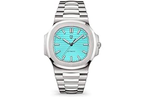 ROLLSTIMI Pagani Design automatyczny zegarek męski, automatyczny chronograf, męska bransoleta ze stali nierdzewnej, szafirowa, wodoodporny do 100 metrów, automatyczny ruch.