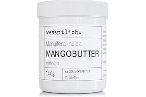 ‎WESENTLICH. Mango Butter 100 g - 100% Pure Care or Perfect Base for High-Quality Care Products from wesentlich.