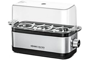 Rommelsbacher ER 300 Cuociuova, Acciaio Inox Nero W, Inossidabile